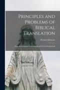 Produktbild: Principles and Problems of Biblical Translation