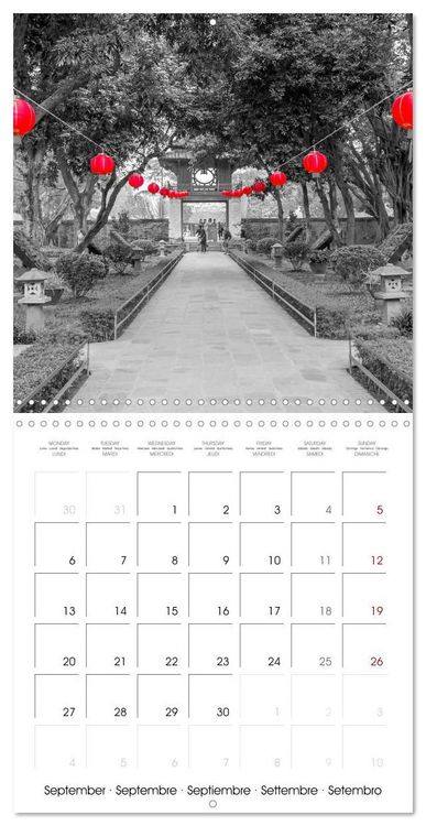 Produktbild: Red spots around the world (Wall Calendar 2027 12 &times; 12 Inch) CALVENDO 12 Month Wall Calendar