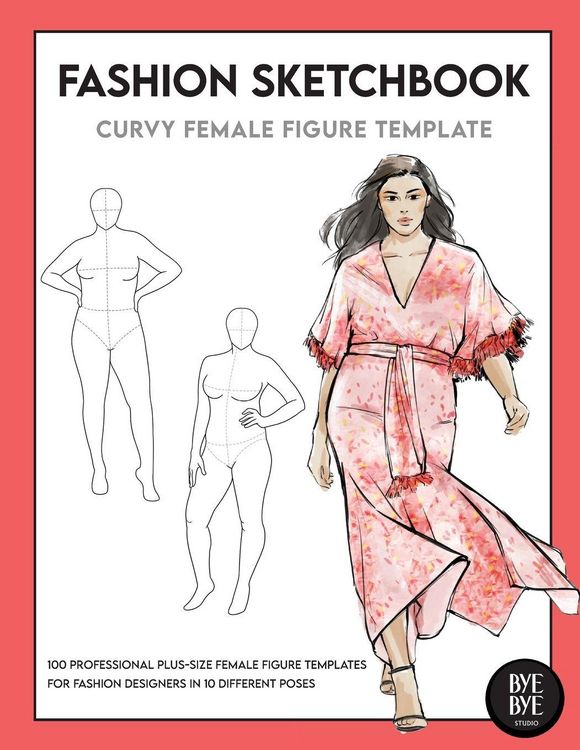 Produktbild: Curvy Female Fashion Figure Template