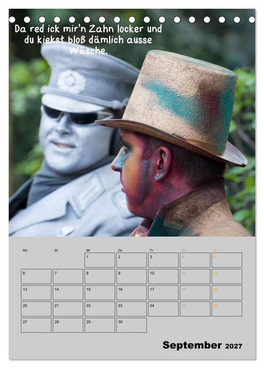 Produktbild: Berliner Stra&szlig;enfoto Kalender 2027 (Tischkalender 2027 DIN A5 hoch), CALVENDO Monatskalender