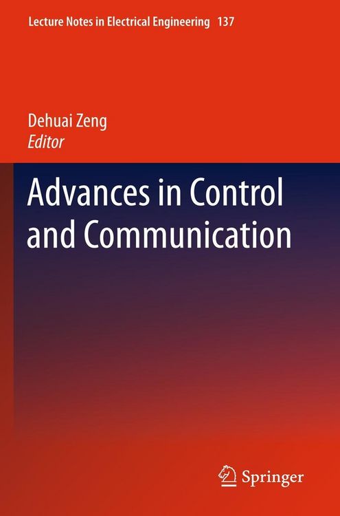 Produktbild: Advances in Control and Communication