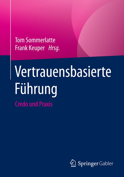 Produktbild: Vertrauensbasierte F&uuml;hrung