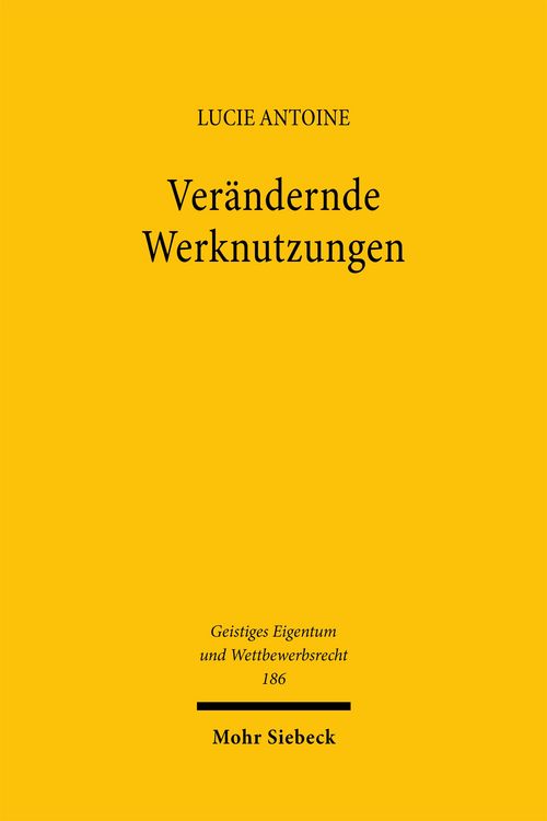 Produktbild: Ver&auml;ndernde Werknutzungen