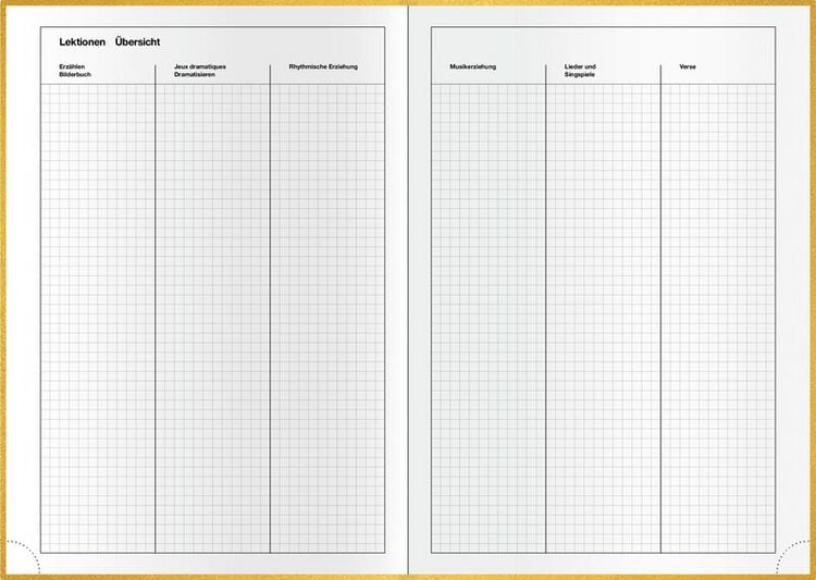 Produktbild: Vorbereitungsheft C5 gold