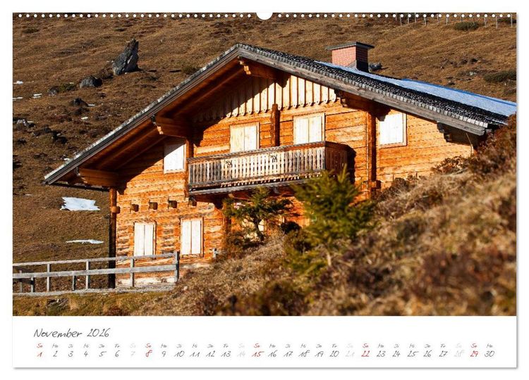 Produktbild: Einladung auf die Salzburger Almh&uuml;tten (hochwertiger Premium Wandkalender 2026 DIN A2 quer), Kunstdruck in Hochglanz