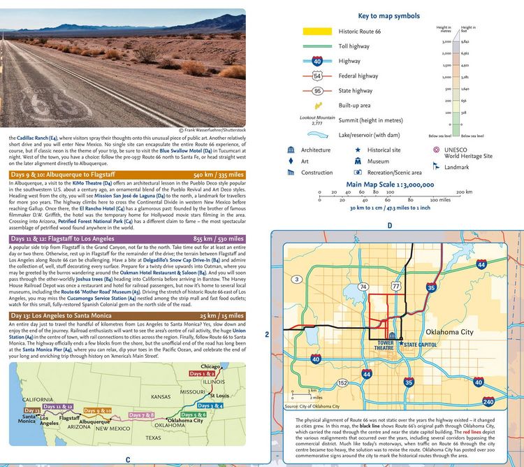 Produktbild: Collins Route 66 Touring Map