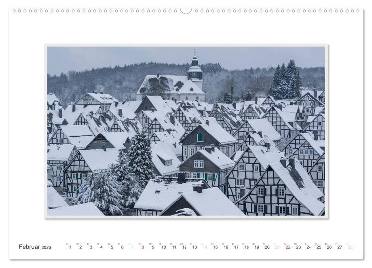 Produktbild: Emotionale Momente: Freudenberg &ndash; Ansichten einer Stadt. (Wandkalender 2026 DIN A2 quer), CALVENDO Monatskalender