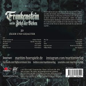 Produktbild: Frankenstein und der Zirkel der Sieben - J&auml;ger und Gejagter,1 Audio-CD
