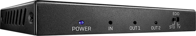 Produktbild: LINDY 2 Port HDMI 18G Splitter 2 Port HDMI-Splitter 3840 x 2160 Pixel Schwarz