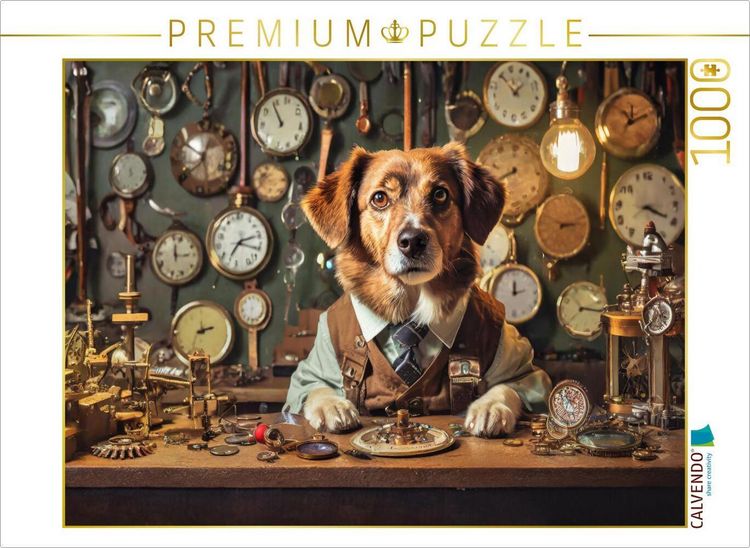 Produktbild: CALVENDO Puzzle Der Uhrmacher | 1000 Teile Lege-Gr&ouml;&szlig;e 64x48cm Foto-Puzzle f&uuml;r gl&uuml;ckliche Stunden