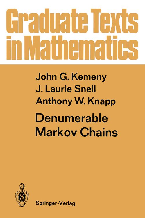 Produktbild: Denumerable Markov Chains