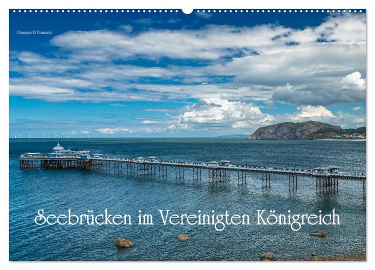 Produktbild: Seebr&uuml;cken im Vereinigten K&ouml;nigreich (Wandkalender 2026 DIN A2 quer), CALVENDO Monatskalender