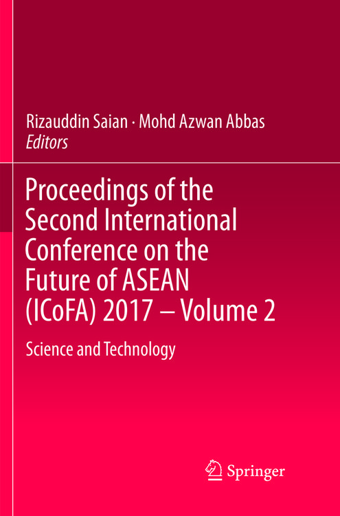 Produktbild: Proceedings of the Second International Conference on the Future of ASEAN (ICoFA) 2017 &ndash; Volume 2