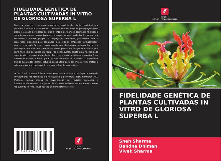 Produktbild: Fidelidade Gen&eacute;tica De Plantas Cultivadas in Vitro De Gloriosa Superba L