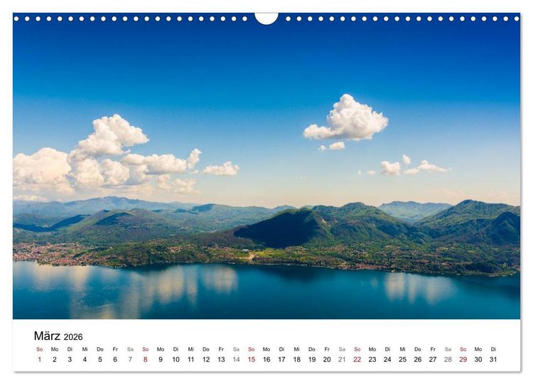 Produktbild: Lago Maggiore - Unterwegs am Westufer (Wandkalender 2026 DIN A3 quer), CALVENDO Monatskalender