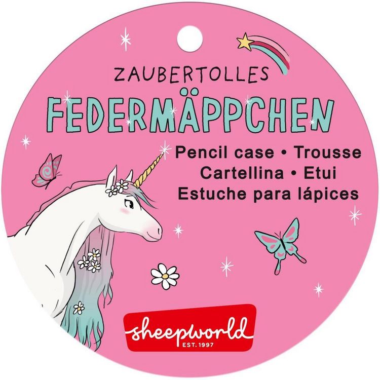 Produktbild: Federm&auml;ppchen Motiv "Einhorn"