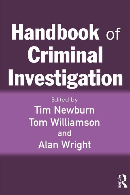 Produktbild: Handbook of Criminal Investigation