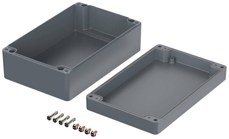 Produktbild: Bopla EUROMAS A 131 01131000 Industrie-Geh&auml;use 280 x 180 x 101 Aluminium Silber-Grau (RAL 7001) 1 St.