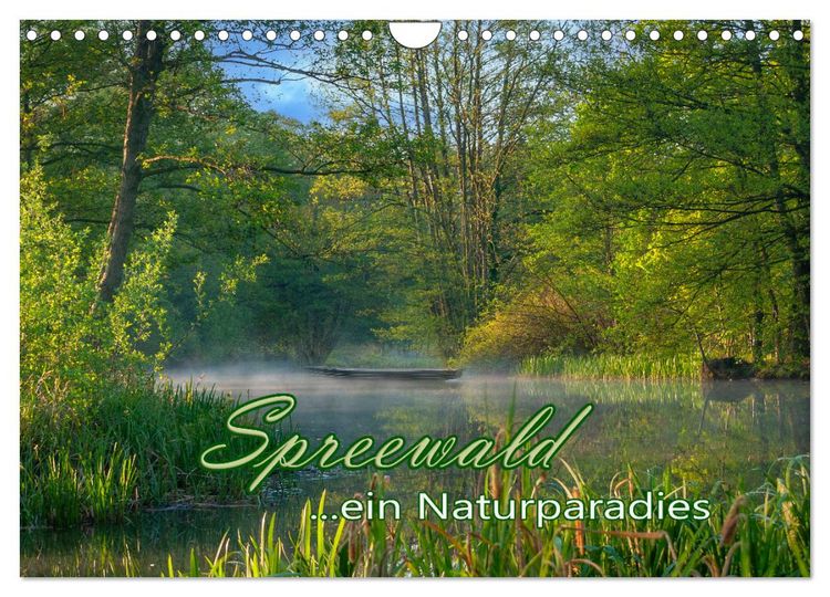 Produktbild: Spreewald - Ein Naturparadies (Wandkalender 2026 DIN A4 quer), CALVENDO Monatskalender