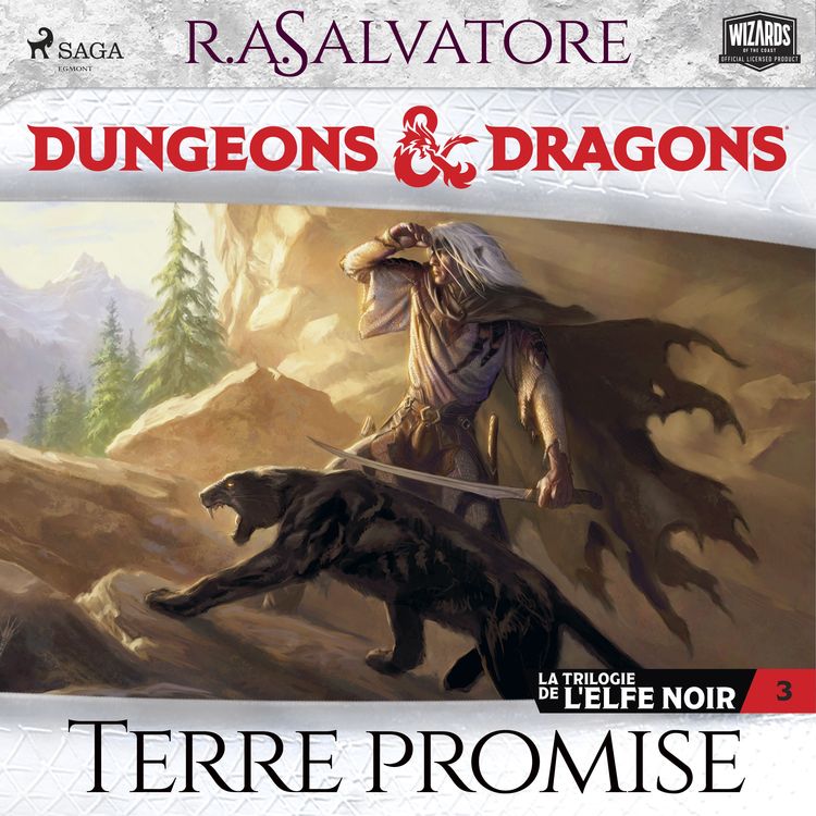 Produktbild: La Trilogie de l'Elfe noir &ndash; tome 3 &ndash; Terre promise