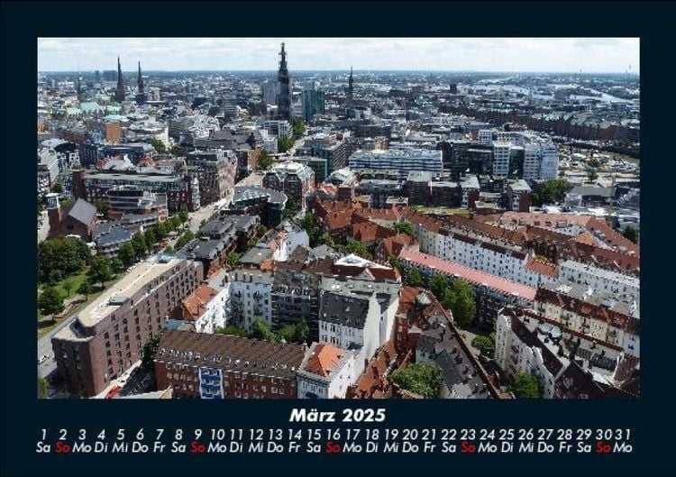 Produktbild: Hamburg 2025 Fotokalender DIN A5