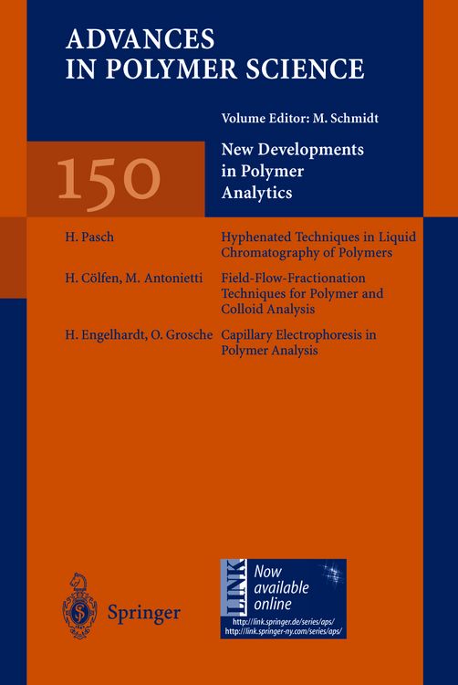 Produktbild: New Developments in Polymer Analytics I