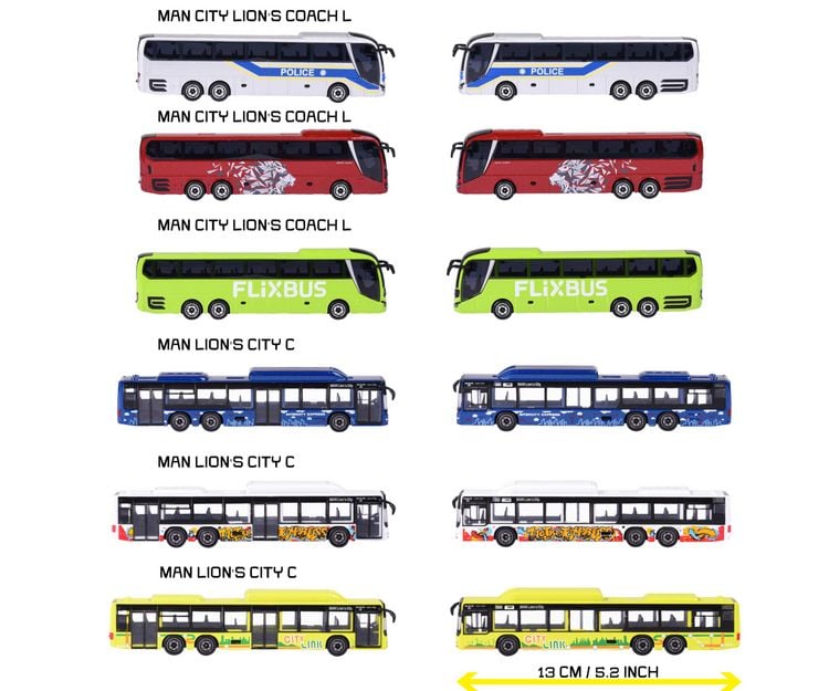 Produktbild: City MAN Bus, 6-sort.