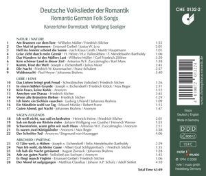 Produktbild: Romantic German Folk Songs