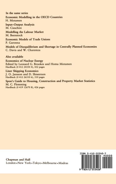 Produktbild: Recent Modelling Approaches in Applied Energy Economics