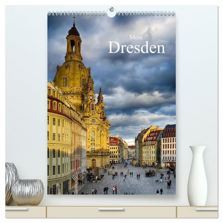 Produktbild: Mein Dresden (hochwertiger Premium Wandkalender 2026 DIN A2 hoch), Kunstdruck in Hochglanz