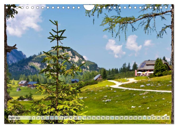 Produktbild: &Ouml;sterreich Berg und See (Wandkalender 2026 DIN A4 quer), CALVENDO Monatskalender