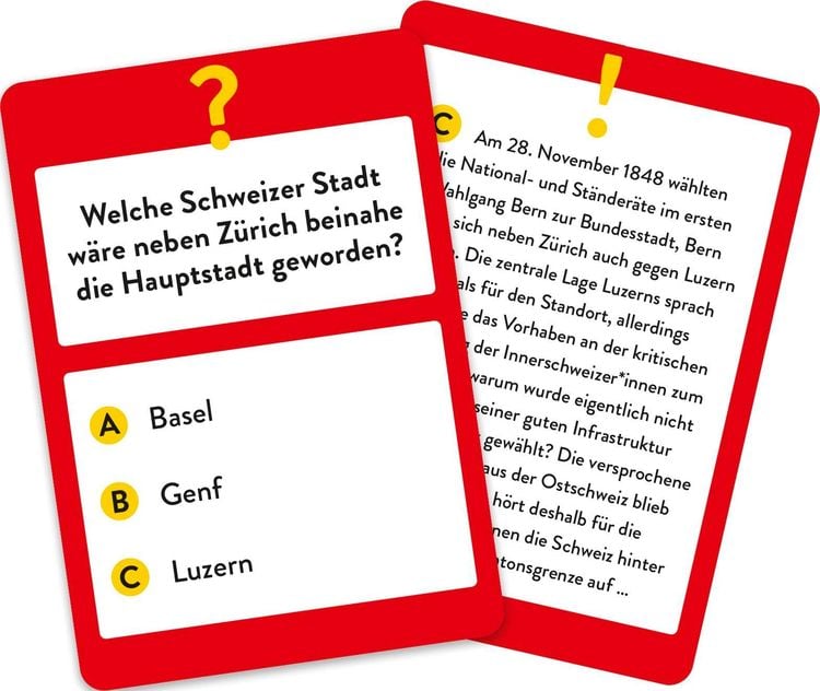 Wer hätte das gedacht?! Das Unnützes-Wissen-Quiz Schweiz