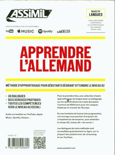Produktbild: ASSiMiL Apprendre l'allemand - Audio-Sprachkurs - Niveau A1-A2