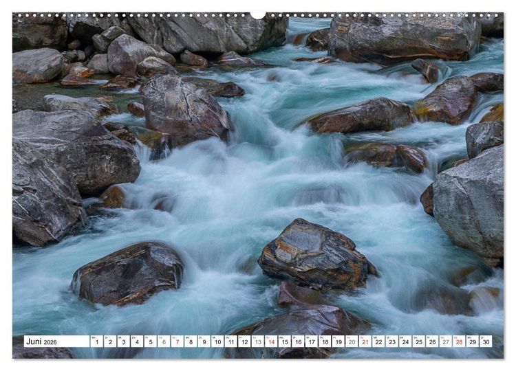 Produktbild: Der gr&uuml;ne Fluss (hochwertiger Premium Wandkalender 2026 DIN A2 quer), Kunstdruck in Hochglanz