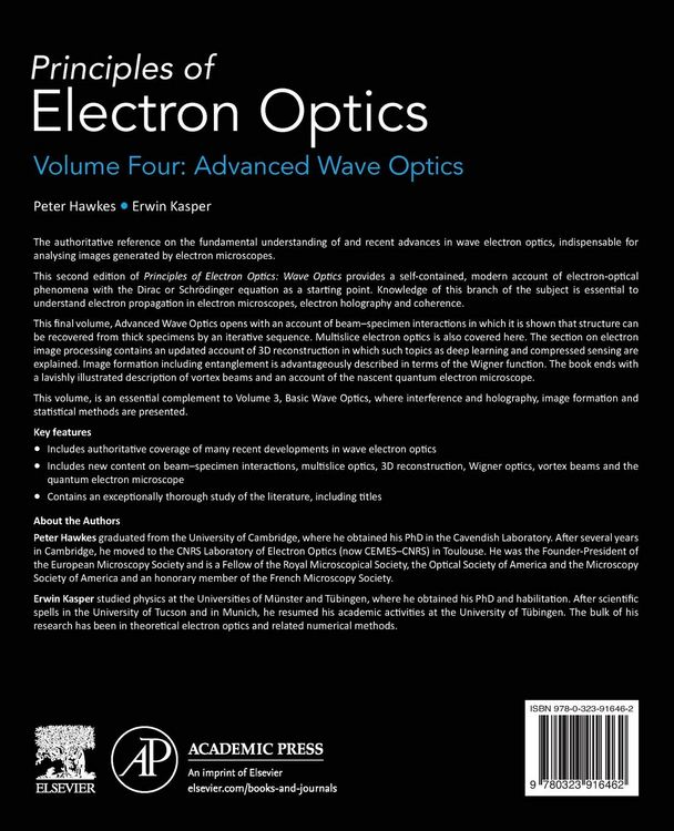 Produktbild: Principles of Electron Optics, Volume 4