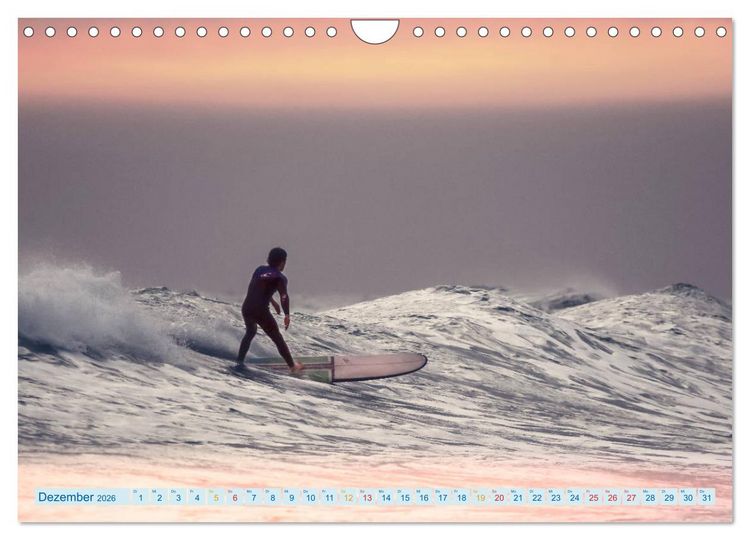 Produktbild: Surfen - so cool (Wandkalender 2026 DIN A4 quer), CALVENDO Monatskalender