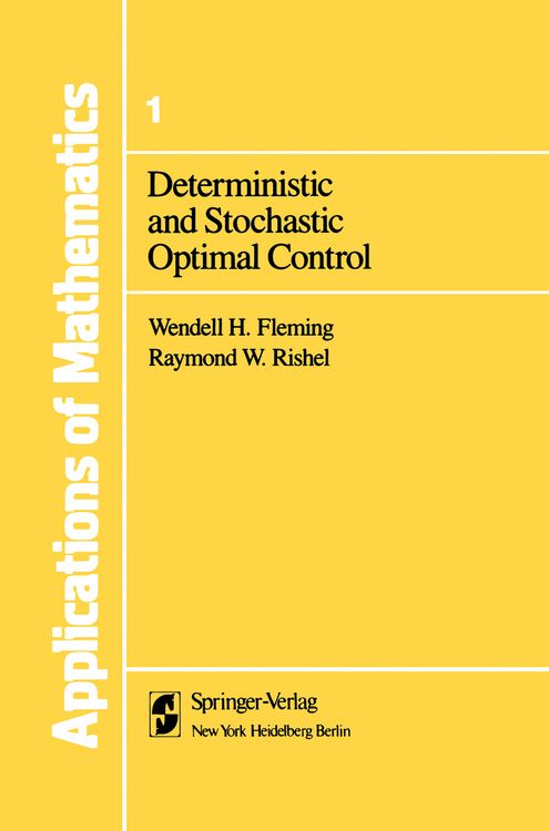 Produktbild: Deterministic and Stochastic Optimal Control