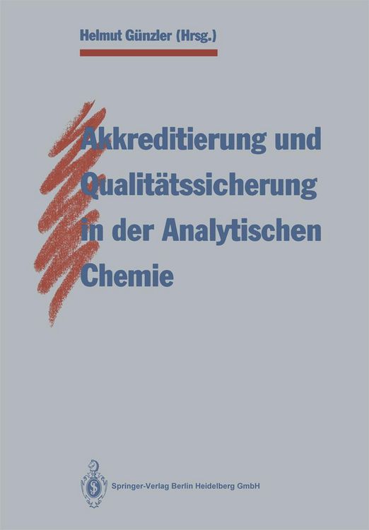 Produktbild: Akkreditierung und Qualit&auml;tssicherung in der Analytischen Chemie