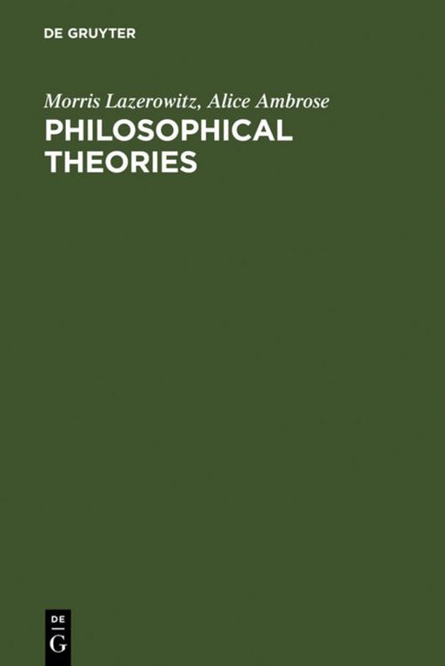 Produktbild: Philosophical Theories