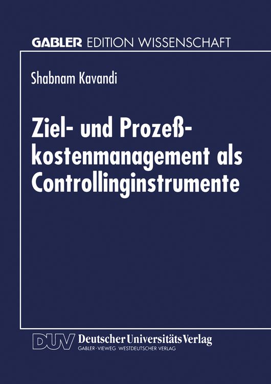 Produktbild: Ziel- und Proze&szlig;kostenmanagement als Controllinginstrumente