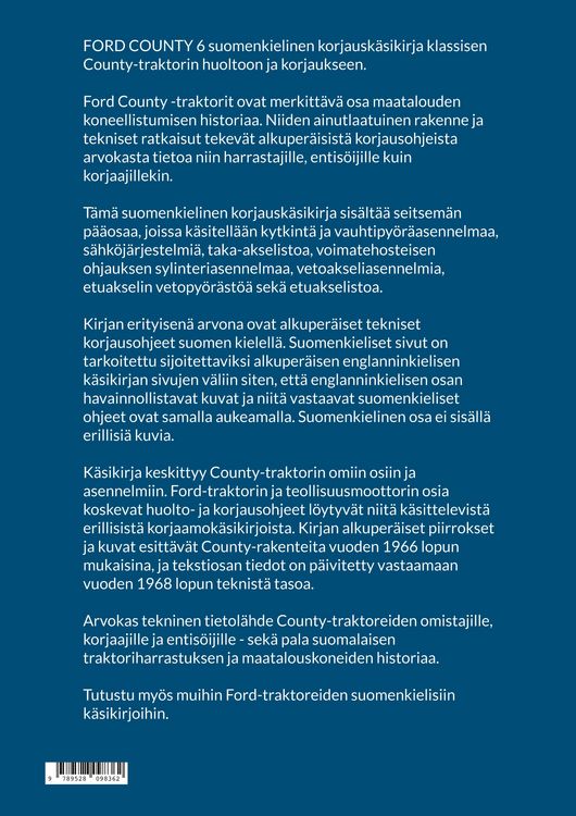 Produktbild: Ford County 1124 suomenkielinen korjausk&auml;sikirja
