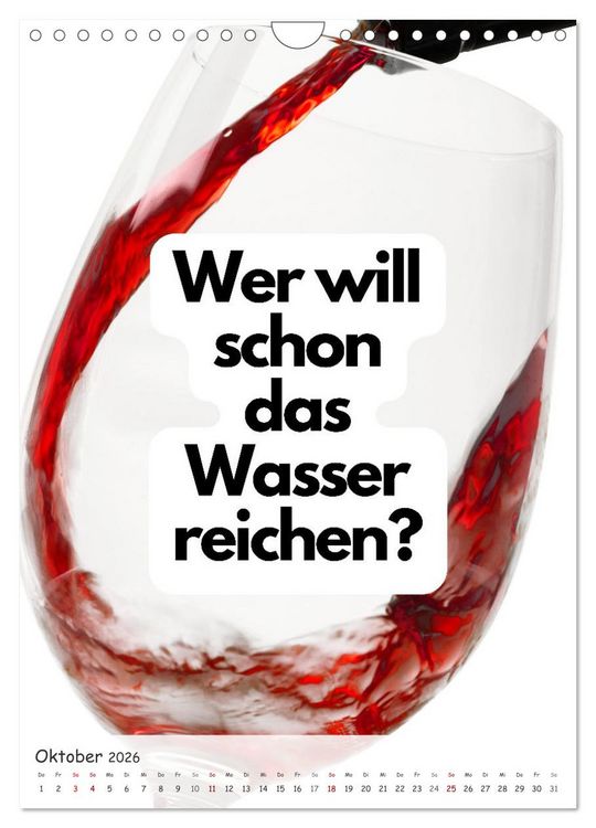 Produktbild: Tanz um den hei&szlig;en Brei! (Wandkalender 2026 DIN A4 hoch), CALVENDO Monatskalender