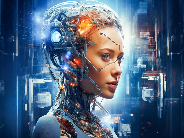 Produktbild: CALVENDO Puzzle Ein Motiv aus dem Kalender KI - Wie sich die k&uuml;nstliche Intelligenz selbst sieht | 1000 Teile Lege-Gr&ouml;&szlig;e 64x48cm Foto-Puzzle f&uuml;r gl&uuml;ck