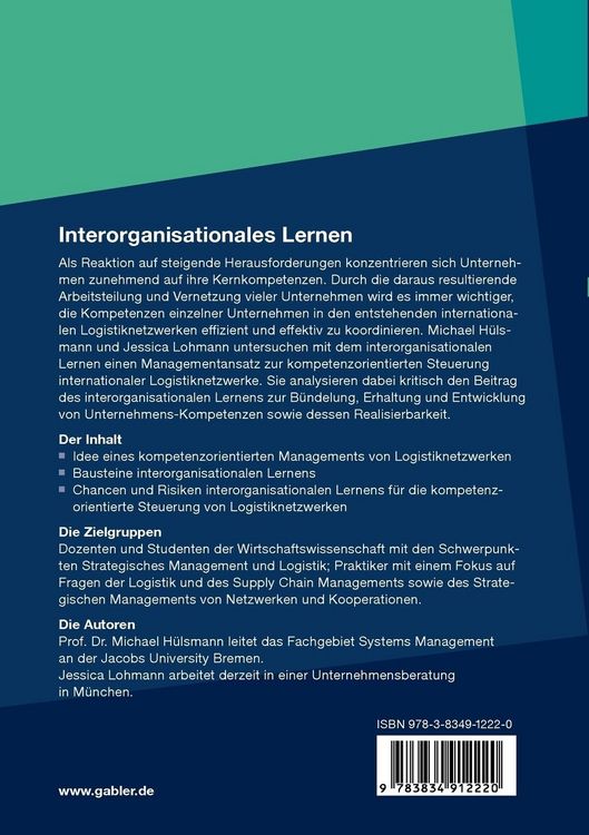 Produktbild: Interorganisationales Lernen