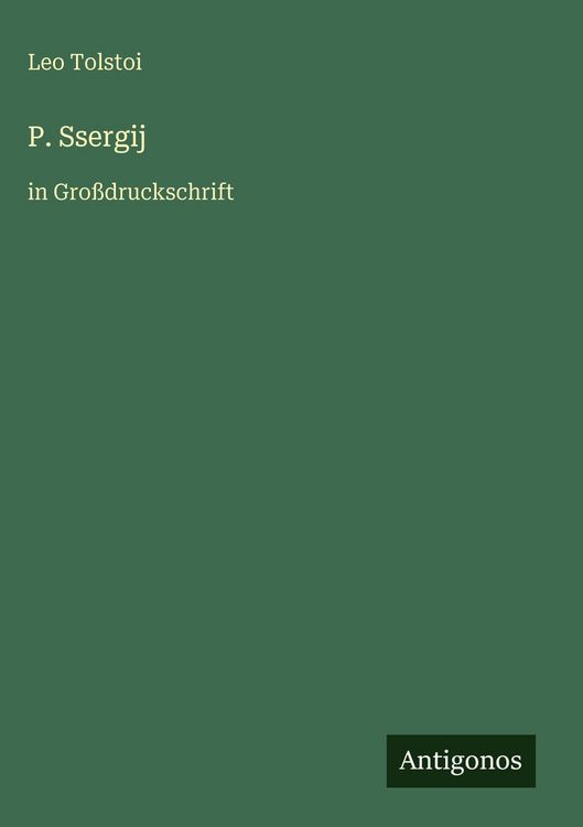 Produktbild: P. Ssergij