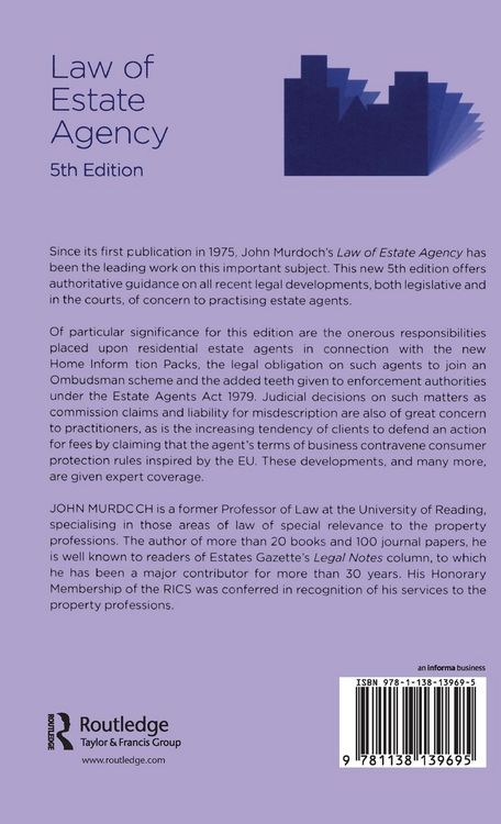 Produktbild: Law of Estate Agency