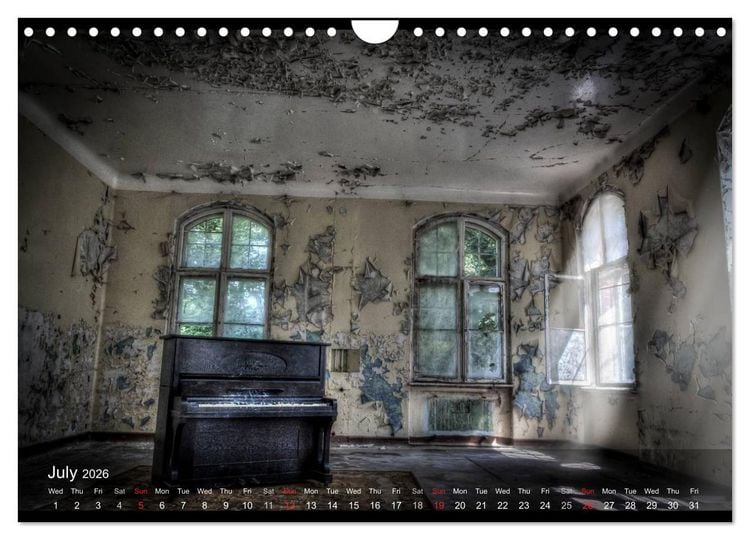 Produktbild: Lost Places HDR Beelitz II (Wall Calendar 2026 DIN A4 landscape), CALVENDO 12 Month Wall Calendar
