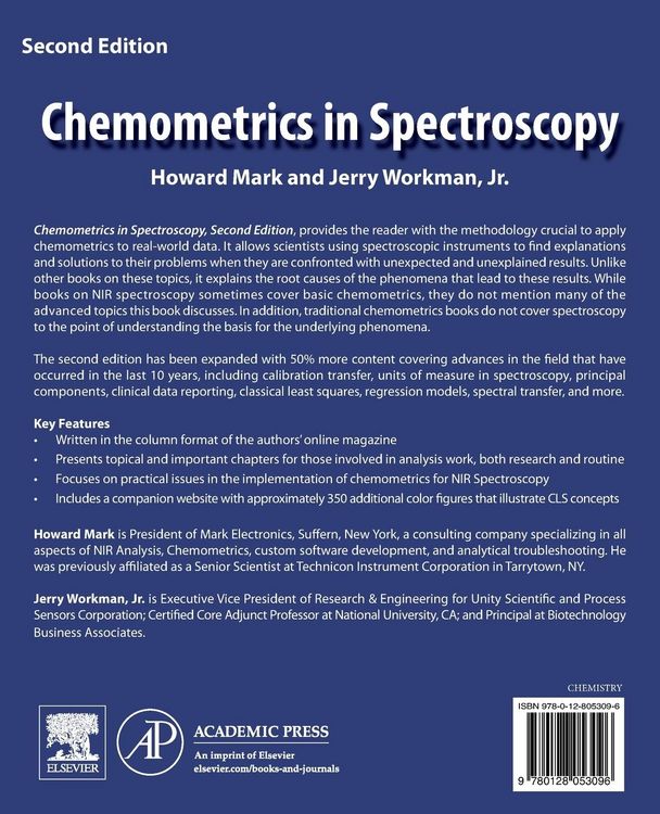 Produktbild: Chemometrics in Spectroscopy