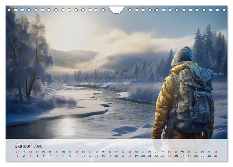 Produktbild: Die Stille des Nordens (Wandkalender 2026 DIN A4 quer), CALVENDO Monatskalender