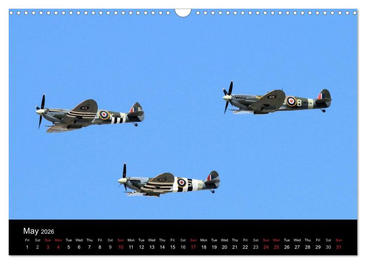 Produktbild: Battle of Britain collection 75th Anniversary (Wall Calendar 2026 DIN A3 landscape), CALVENDO 12 Month Wall Calendar